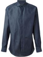 Dsquared2 Denim Shirt, Men's, Size: 44, Blue, Cotton