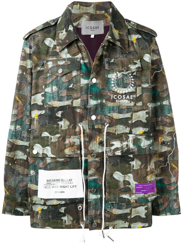 Icosae Casual Camo Jacket - Green