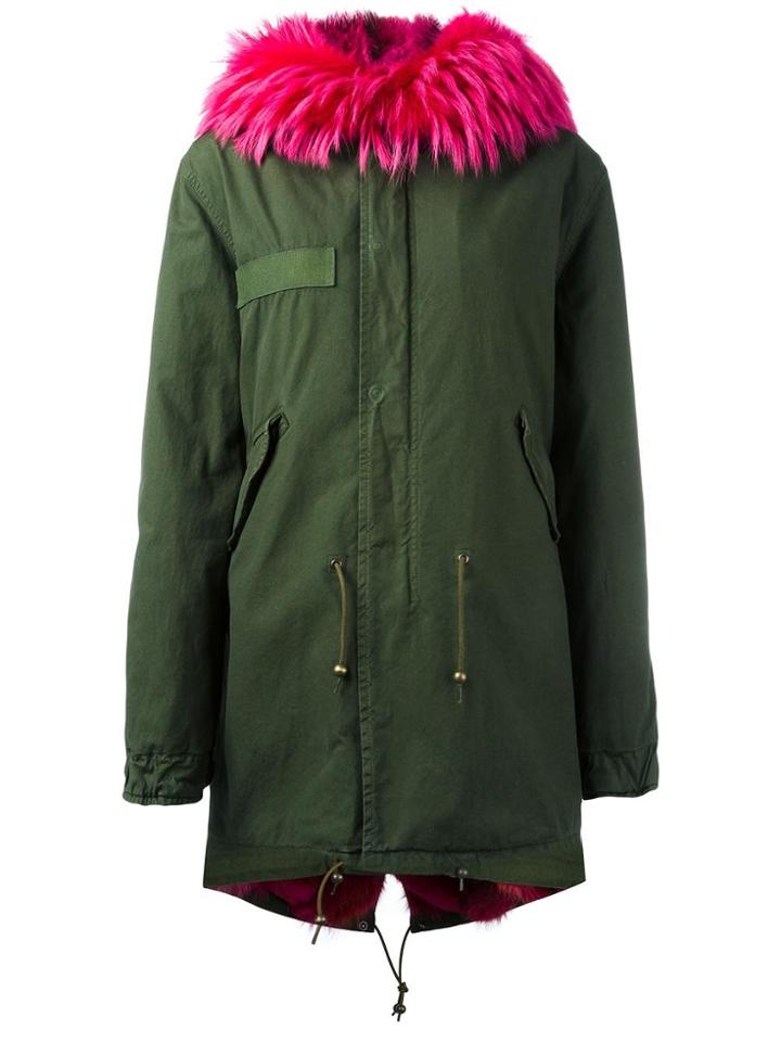 Mr & Mrs Italy Fur Lined Parka - Green