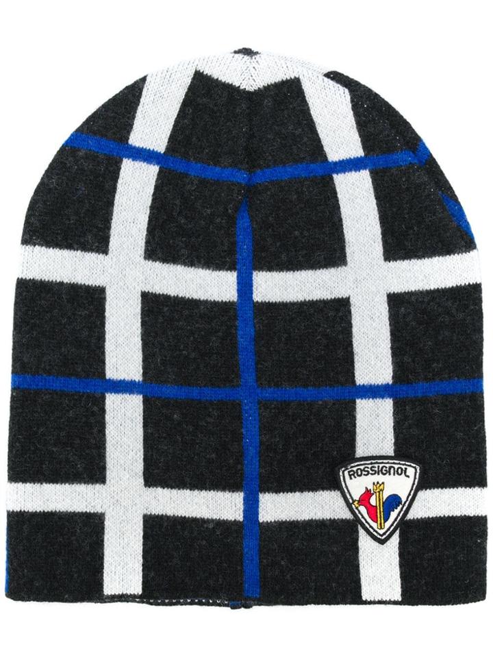 Rossignol Jc De Castelbajac Plaid Beanie - Black