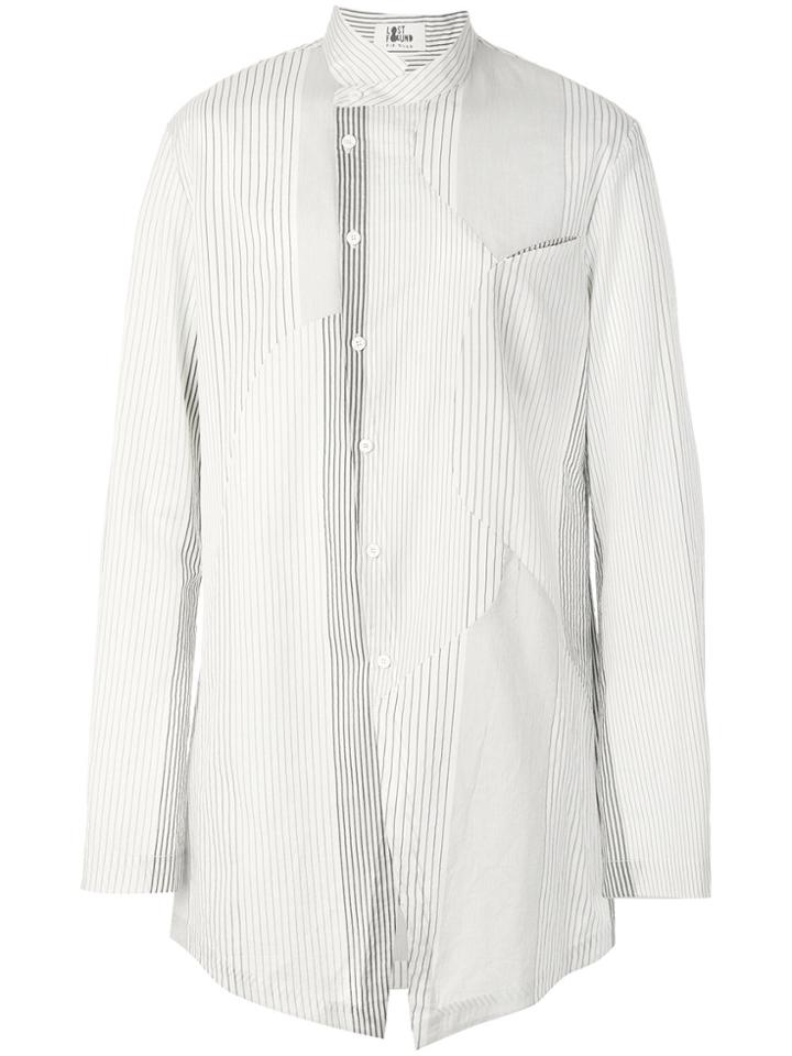 Lost & Found Ria Dunn Asymmetric Button-down Shirt - White