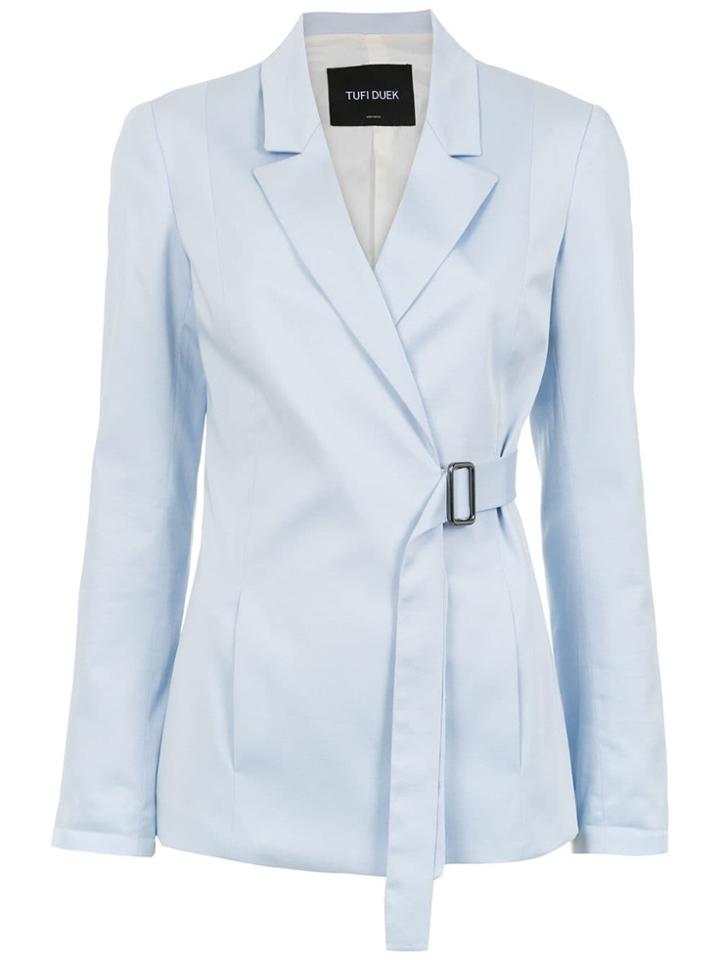 Tufi Duek Belted Blazer - Blue