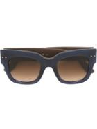 Bottega Veneta Eyewear Square Frame Sunglasses, Adult Unisex, Blue, Acetate