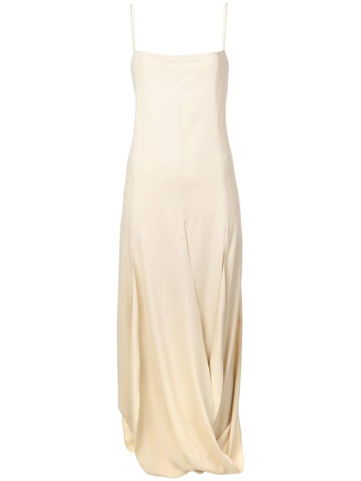 Jacquemus Nahil Draped Dress - Neutrals