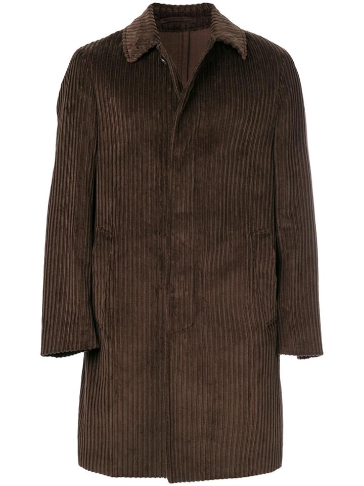 Dell'oglio Corduroy Coat - Brown