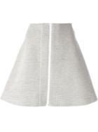 Carven Front Zip A-line Skirt