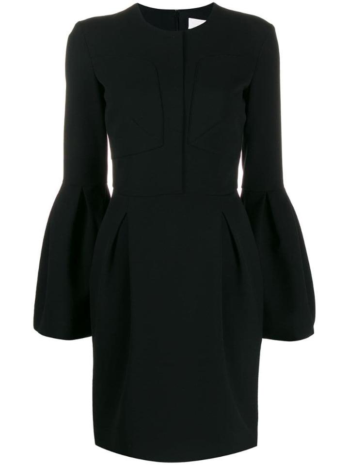 Genny Bell Sleeved Dress - Black