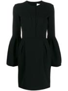 Genny Bell Sleeved Dress - Black