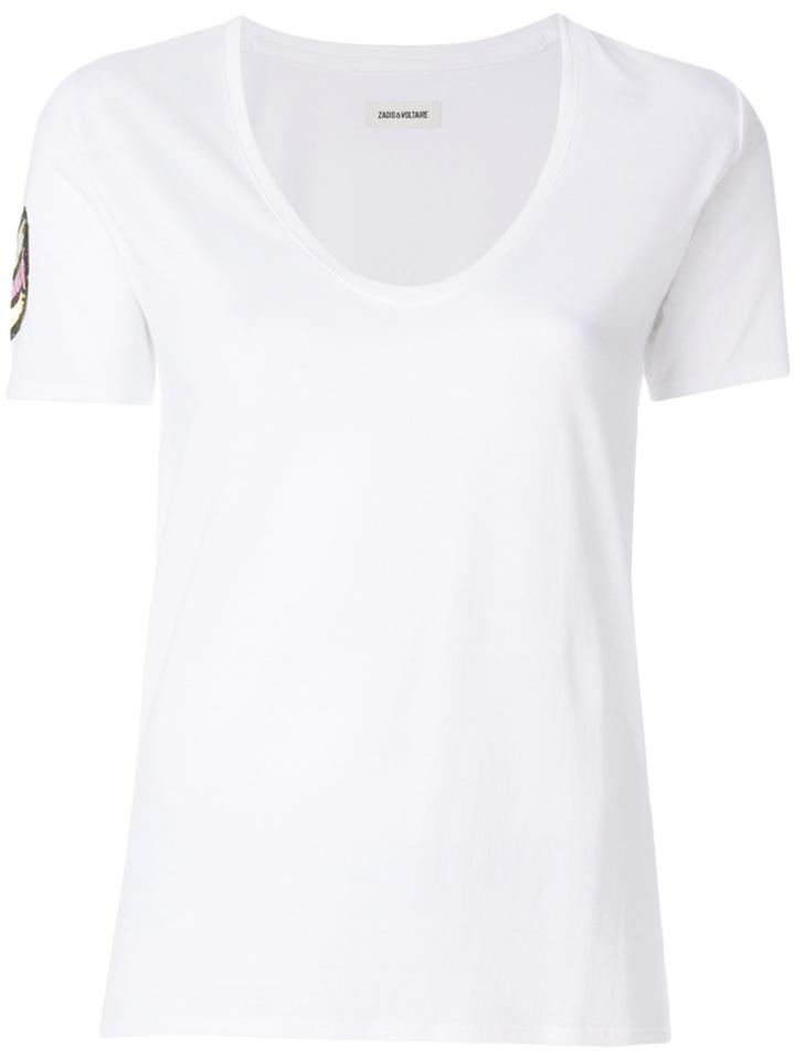 Zadig & Voltaire Side Patched T-shirt - White