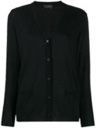 Roberto Collina Relaxed-fit V-neck Cardigan - Black
