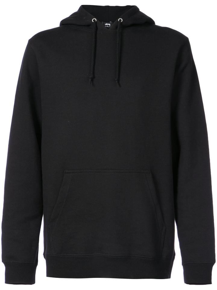 Stussy Classic Hooded Sweatshirt - Black