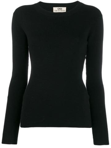 Sminfinity Round Neck Sweater - Black