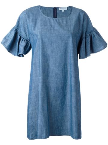 Maison Labiche Boubou Dress, Women's, Size: Small, Blue, Cotton