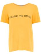 Alcaçuz Printed Foster Blouse - Yellow