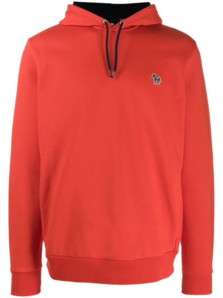 Ps Paul Smith Embroidered Zebra Logo Hoodie
