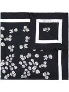 Macgraw - Printed Scarf - Women - Silk - One Size, Black, Silk