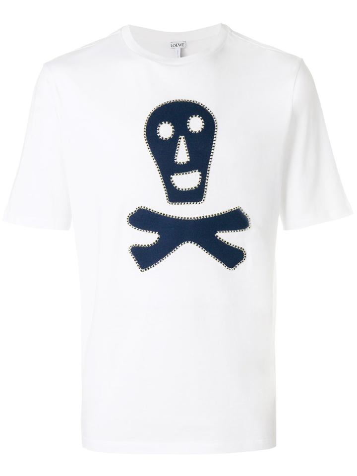 Loewe Skull Print T-shirt - White