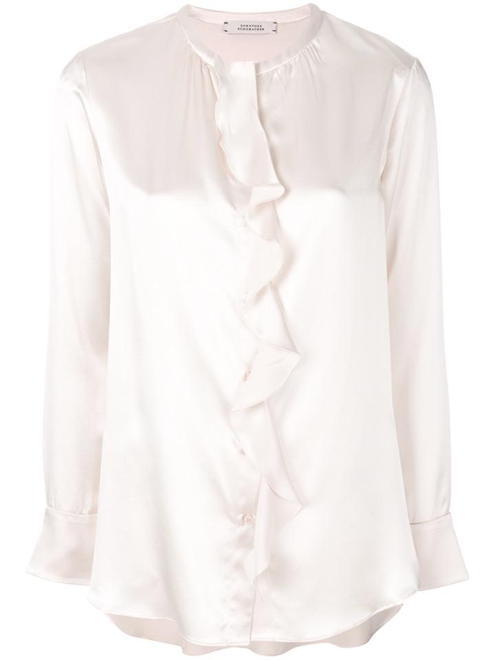 Dorothee Schumacher Frill Detail Blouse - Nude & Neutrals