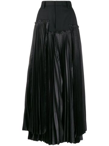 Comme Des Garçons Noir Kei Ninomiya Asymmetric Accordion Pleat Skirt -