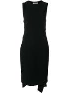Givenchy Open Back Tie Waist Dress - Black