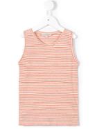 Caramel - Cabbage Stripe Tank - Kids - Cotton/linen/flax - 10 Yrs, Girl's, Yellow/orange