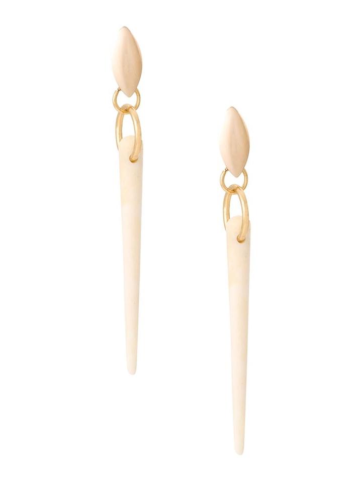 Xaa Buffalo Bone Earring, Women's