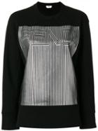Fendi - Ff Logo Sweatshirt - Women - Cotton/polyester - 40, Black, Cotton/polyester