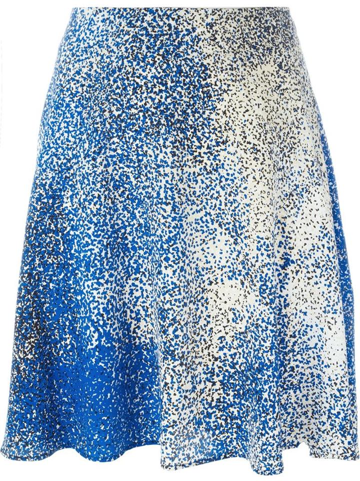 Kenzo 'sand' Skirt, Women's, Size: 42, Blue, Silk