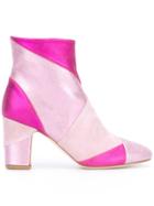 Polly Plume Ally Boots - Pink & Purple