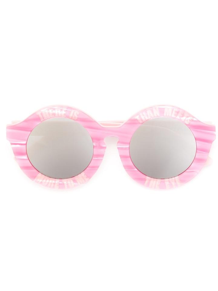 House Of Holland 'pinky Promise' Sunglasses - Pink & Purple