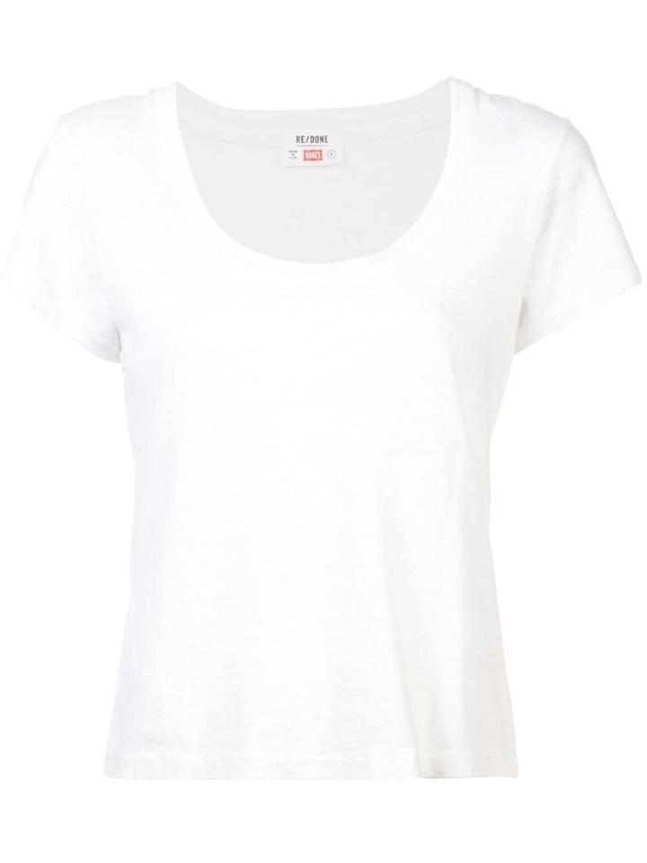 Re/done 1960's Slim T-shirt - White