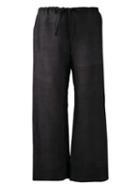 Dosa Wide Leg Trousers, Women's, Size: 2, Black, Silk