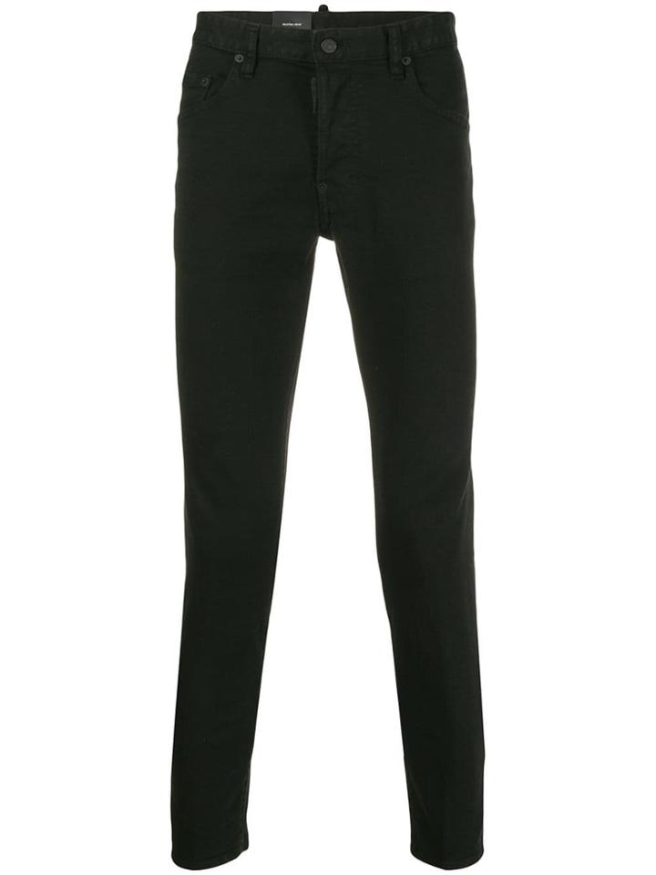 Dsquared2 Low Rise Skinny Trousers - Black