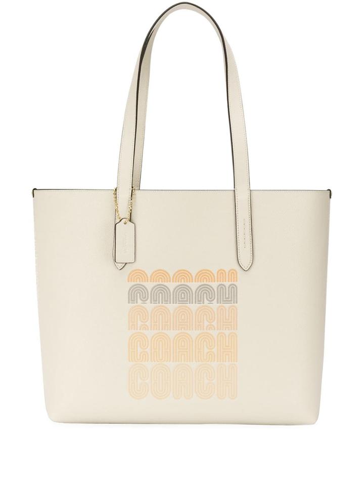 Coach Logo Tote Bag - White