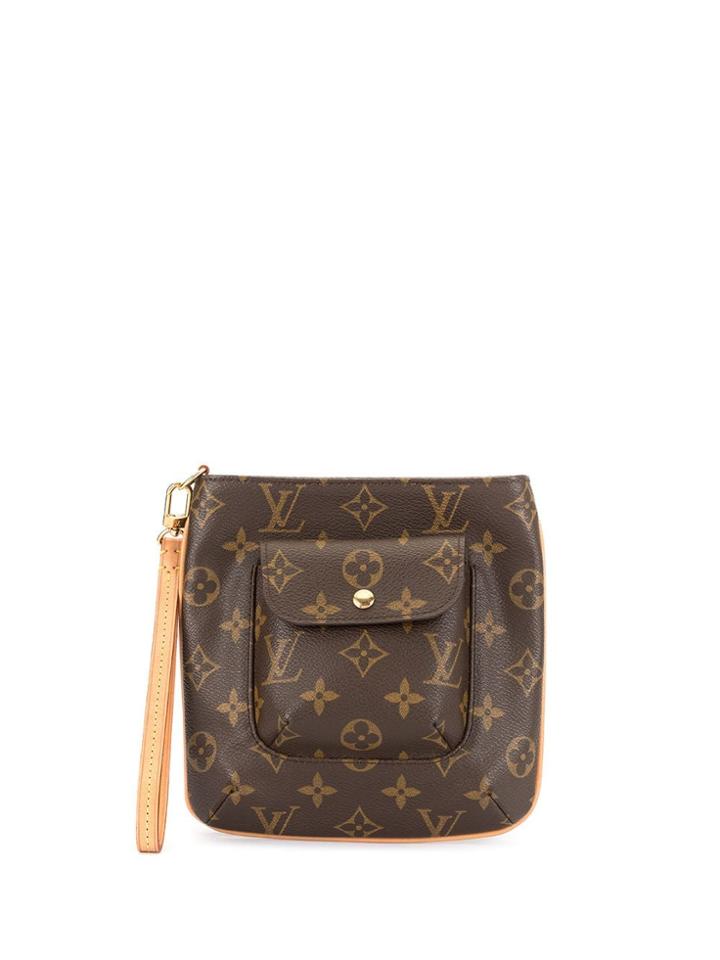 Louis Vuitton Pre-owned Monogram Partition Clutch - Brown