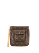 Louis Vuitton Pre-owned Monogram Partition Clutch - Brown