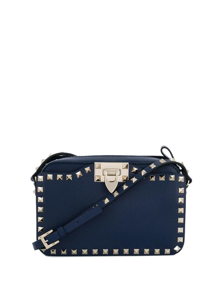 Valentino Rockstud Cross Body Bag - Blue