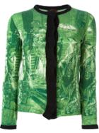 Jean Paul Gaultier Vintage Printed Cardigan - Green