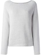 Helmut Lang Boat Neck Knit Jumper