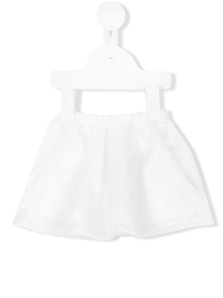 Douuod Kids - A-line Skirt - Kids - Cotton/polyester - 18 Mth, White