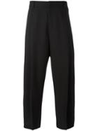 Mcq Alexander Mcqueen - Cropped Kilted Trousers - Men - Virgin Wool - 52, Black, Virgin Wool