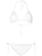 Ea7 Emporio Armani Triangle Bikini - White