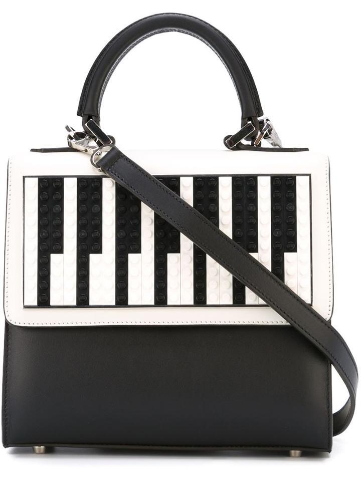 Les Petits Joueurs Mini Piano Tote, Women's, Black