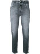Closed - Straight Cropped Jeans - Women - Cotton/spandex/elastane - 27, Grey, Cotton/spandex/elastane