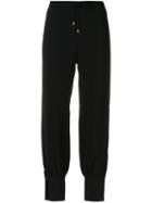 Talie Nk - Straight Trousers - Women - Acetate/viscose - 38, Black, Acetate/viscose