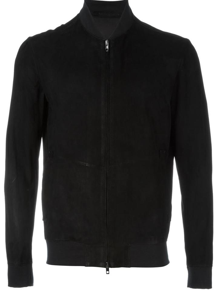 Salvatore Santoro Leather Bomber Jacket