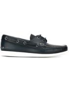 Church S Marske Boat Shoes, Men's, Size: 8, Blue, Leather/rubber