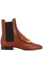 Chloé Chelsea C Ankle Boots - Brown