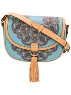 Etro Printed Crossbody Bag - Blue