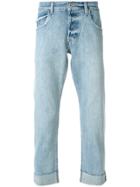 Hudson Rolled Cuff Jeans - Blue
